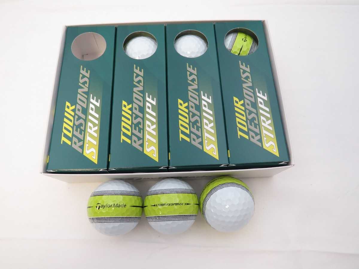 新品TaylorMade TOUR RESPONSE STRIPE 72球 6 Dozen New TaylorMade Golf Tour Response Stripe Golf Balls