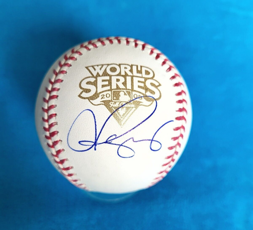 Alex Rodriguez Autogramm 2009 World Series signed Baseball COA