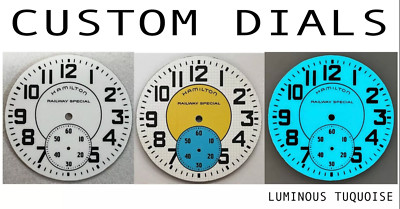 BRAND NEW CONDITION REFURBISHED HAMILTON 16S ''RAILWAY SPECIAL'' DIAL 3-FOOT