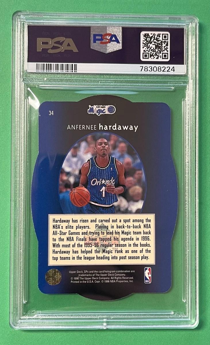 1996-97 UPPER DECK SPX ANFERNEE HARDAWAY #34 PSA 9 MINT MAGIC | eBay