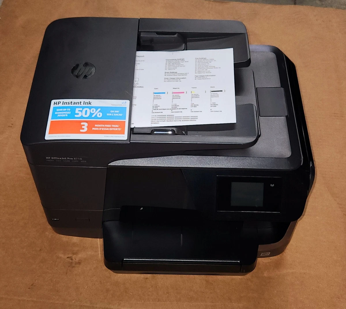 Hp office jet sale pro 8710 ink