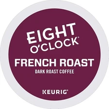 96/PACK - Eight O'Clock French Roast Coffee K-Cup Pods BULK PACKAGING