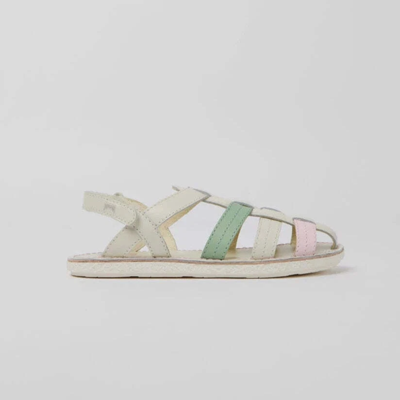 Sandálias de couro com fecho de gancho e laço Camper Kids Girl MIKO - Imagem 4 de 4