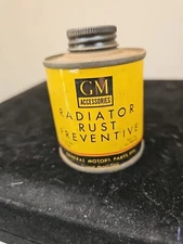 Vintage GM Radiator RUST Preventive 4oz Tin Can