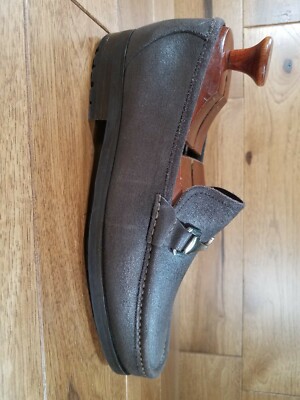 Allen Edmonds Fiesole Bit Loafer Allen Edmonds FIESOLE Dark Brown Waxed Leather Bit Loafers  main image 2