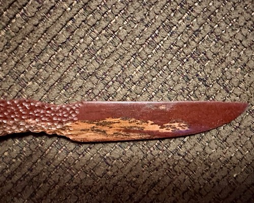 Cuentas~Cuchillo Catlinita Sagrada~Nativo Americano~Lakota~Pipestone~Sioux~Espiritual - Imagen 3 de 4