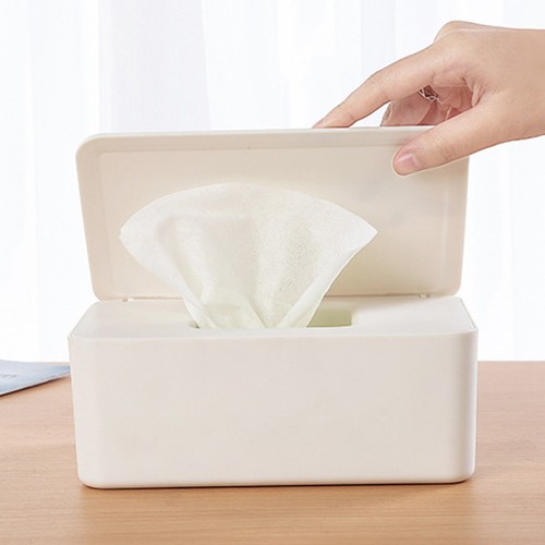 Wet Wipes Dispenser Holders Tissue Storage Box Case with Lid Household Supplies - Picture 3 of 11