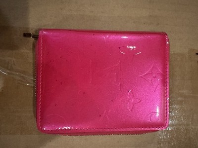 Louis Vuitton Pink Wallet Authentic Barbie Pink Vernis Fuchsia Monogram Zippy
