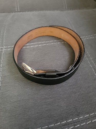 GIVENCHY Belt. Small 26. Top Grain Cowhide. Black.   Model 774.