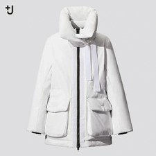 NWT - UNIQLO x JIL SANDER +J Women's HYBRID DOWN SHORT White JACKET (US XXS)
