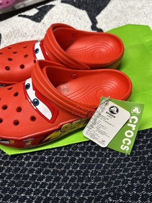 Crocs Lightning McQueen Size C11 Limit Edition Light Up Shoes Child