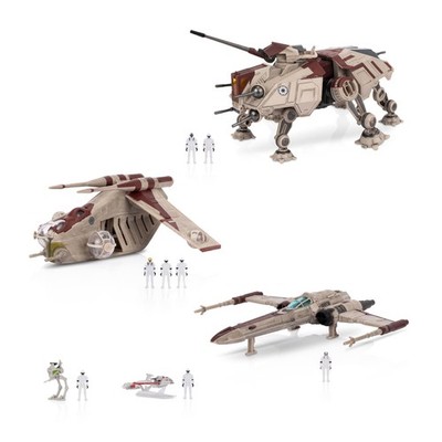 Star Wars Micro Galaxy Squadron Republic Attack Force Large