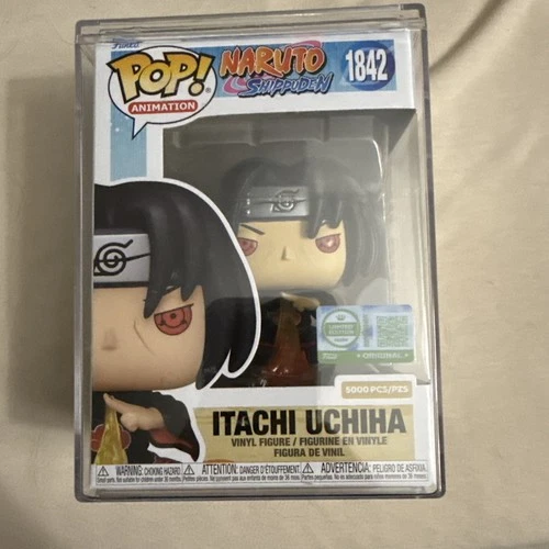 MINT Funko POP! Itachi Uchiha Fireball Jutsu Naruto #1842 LE 5,000 w/ Protector