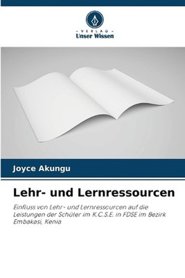 Lehr- und Lernressourcen by Joyce Akungu (German) Paperback Book