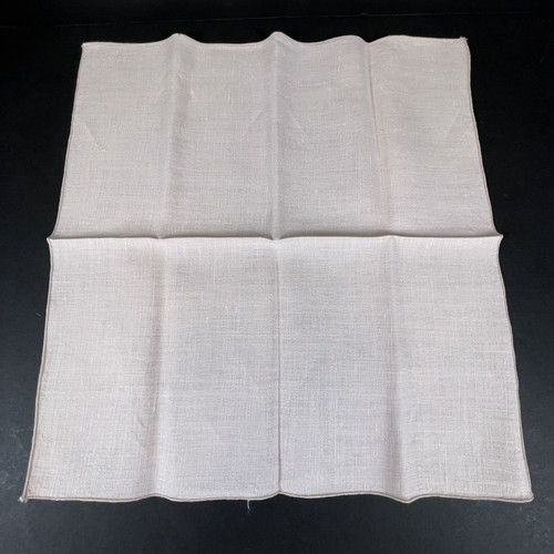 Vintage Linen Placemat & Napkin Set 4 Each Scalloped Edge Pink MCM Lot - Picture 15 of 17