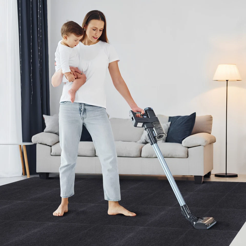 30 Pcs Teppichfliesen Selbstklebend Fliesenteppich Teppichquadrate - Bild 4 von 4