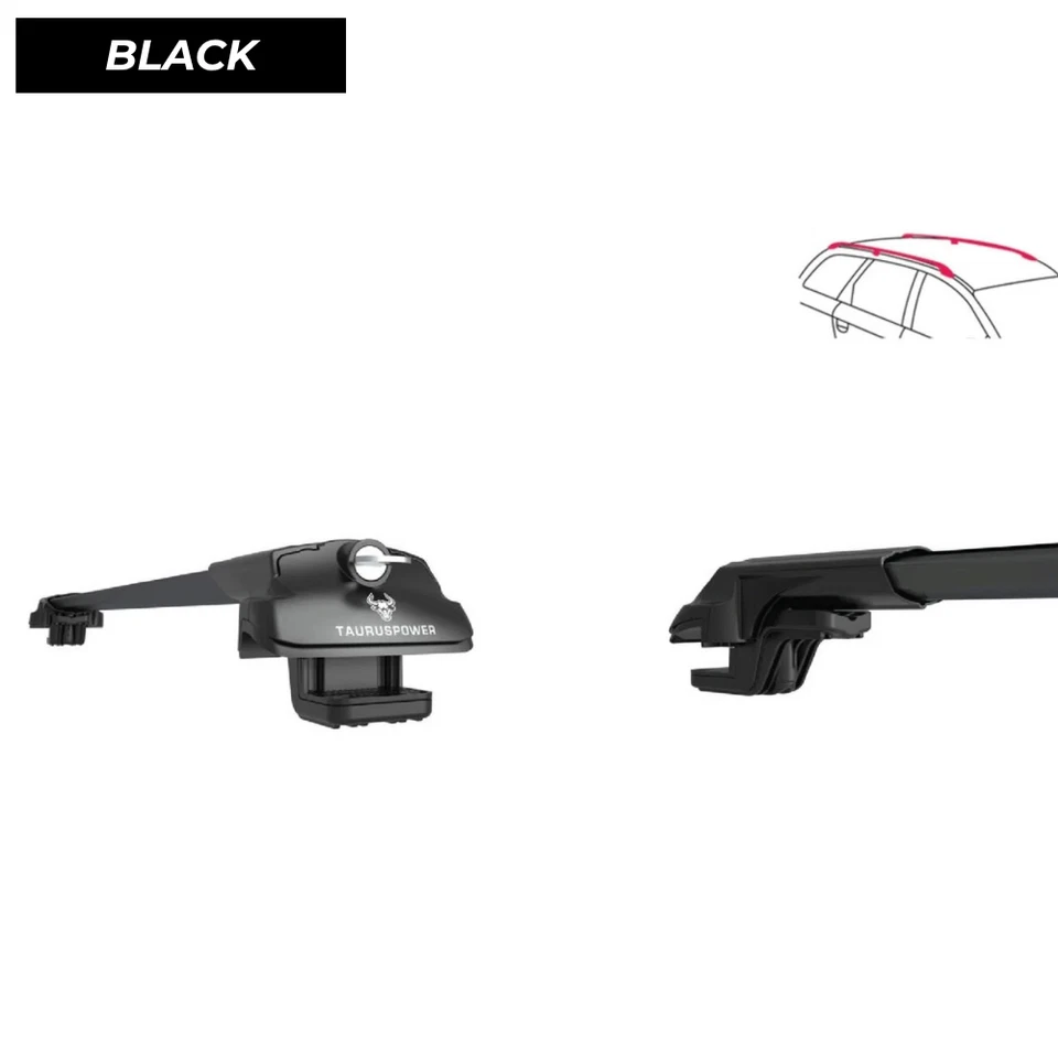 CITROEN C5 AIRCROSS 2018-2025 CARROCERÍA BARRAS DE TECHO NEGRO AJUSTE PERFECTO 98172148 Foto 3 de 4