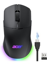 Wireless Gaming Mouse for Laptop, 24,000 DPI Wired Computer Mouse with 8 Prog...