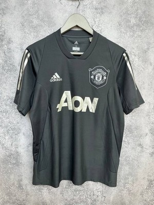 Adidas Manchester United 2019 AON Trikot Grau Football Shirt Soccer Größe S