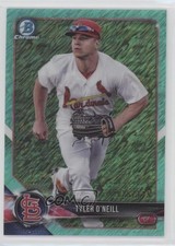 2018 Bowman Chrome Prospects Aqua Shimmer Refractor 125/125 Tyler O'Neill 0f2h