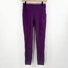 Ibex Lizzi Legging SZ Small Merino Wool Blend Skin To Skin Purple Wool Baselayer