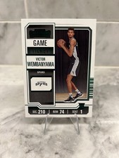 2023-24 Panini Contenders - Victor Wembanyama #11 Game Ticket Green (RC)