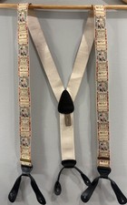 VTG Trafalgar Horse Racing Silk Suspenders Braces Ups and Downs