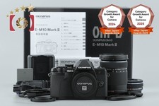 "Count 1,298" Olympus OM-D E-M10 Mark III Black 16.1 MP 14-42 40-150 Lens w/ Box