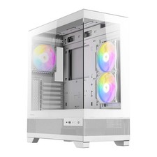 Image of ANTEC CX700 Mid Tower Gaming Case, White, 270 View Tempered Glass, ARGB PWM Fans