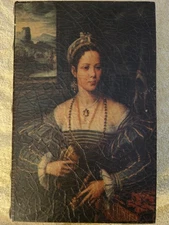 Duchess of Ferrara FAUX BOOK Hidden Storage Jewelry Safe Decor 2x7x10.5 Lined