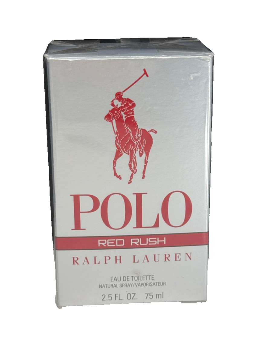 Polo Red Rush by Ralph Lauren EDT Natural Spray / Vaporisateur  2.5 oz, NIB