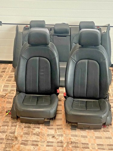 Audi A6 4G C7 Lederausstattung Ledersitze mit Türverkleidungen Schwarz
