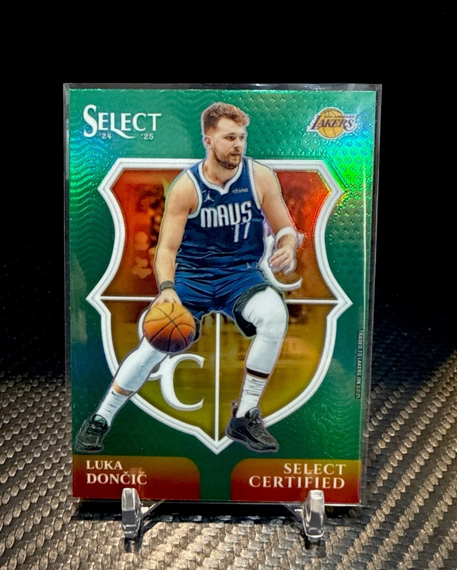 2024-25 Select Basketball- Luka Doncic- Select Certified Green
