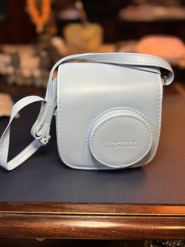 Fujifilm Instax Mini 7+ azul claro con estuche no funciona solo para piezas Foto 2 de 4