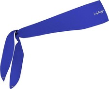 Halo Headband I Tie Version Sweatband - ROYAL - Custom Fit - Made in USA