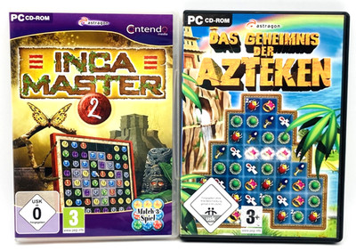 Bundle 3-Gewinnt Inca Master 2 und Das Geheimnis der Azteken PC CD-ROM