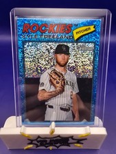 2026 Topps Heritage - Kyle Freeland #92 Chrome Light Blue Sparkle Refractor