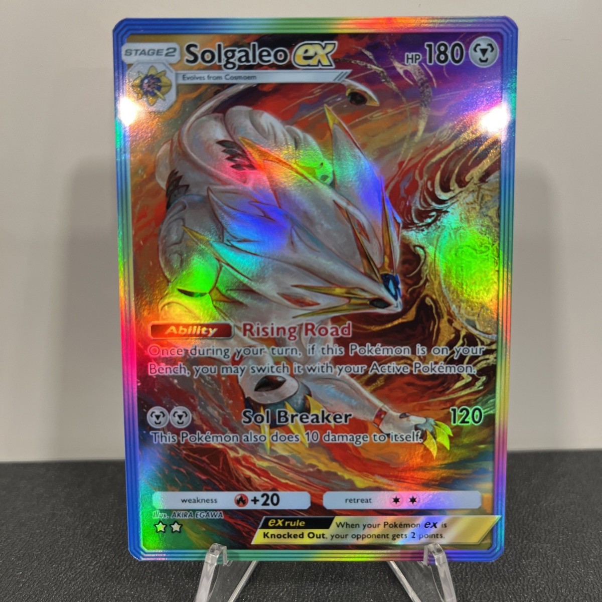 Solgaleo ex Card Pokemon TCG Pocket -Printed Sharp! | Celestial