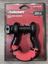 Husky 34 Red Bow Shackle 9500 Lbs Load Black Wvibration Protector