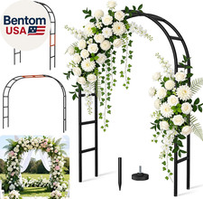 Thickened Rustproof Garden Arch Metal Trellis for Climbing Plants Outdoor, Weddi