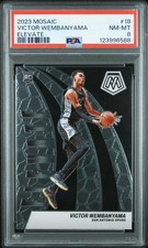 2023 PANINI MOSAIC ELEVATE #18 VICTOR WEMBANYAMA ROOKIE RC PSA 8