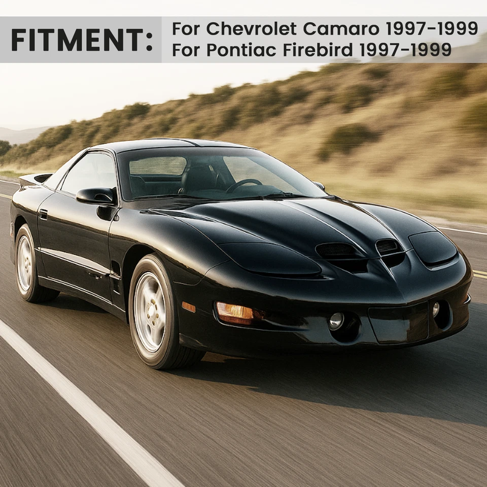 Tapa de panel superior negra para Chevrolet Camaro/Pontiac Firebird 1997-1999 Foto 2 de 4