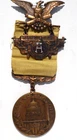 GREAT 1915 GAR Enameled Washington, DC Representative Medal! Grand Review Rev.!!