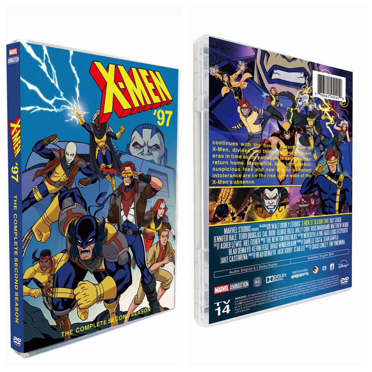 New Box Set X-Men '97 (3DVD) Seasons 2 Sealed