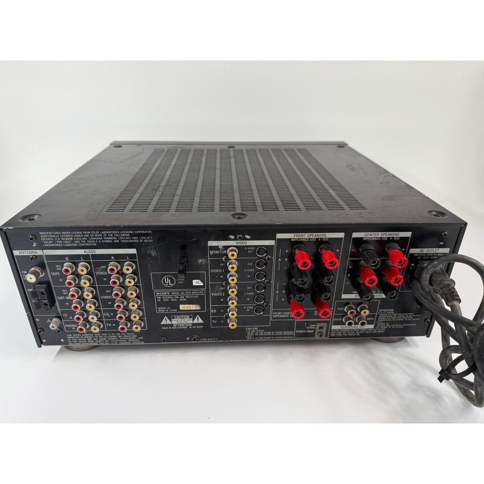 Sony STR-GX900ES ES Series FM Stereo FM-AM Receiver Made in Japan ...