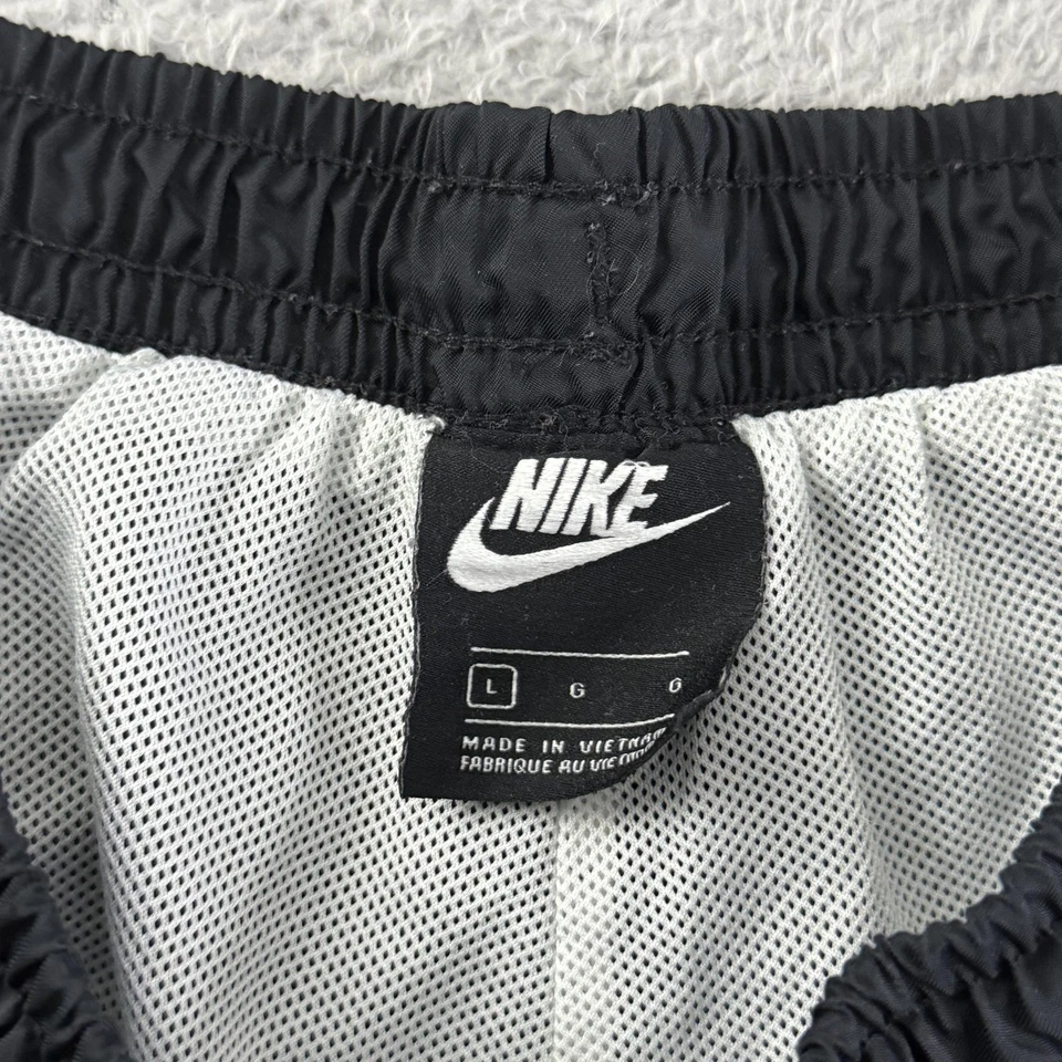 Pantalones Cortos Nike Para Hombre Grandes Negros Grises Blancos Edición Ciudad Tejidos Bloques de Color Forrados Gimnasio Foto 4 de 4