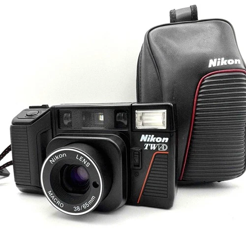 [ NEAR MINT w/Case ] Nikon L35 TW AD Point&Shoot 35mm Film Camera From JAPAN