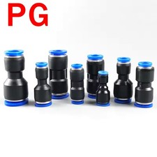 10PCS PG Pneumatic Quick Connect Air Hose Fittings Tube 4mm–12mm