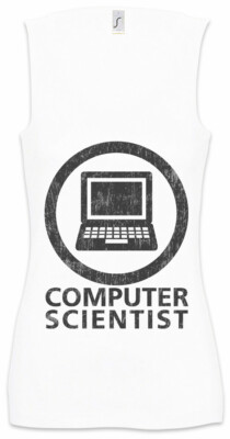 Computer Scientist Damen Tank Top Fun Geek Nerd Admin Coder Developer Hacker