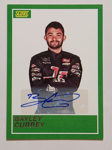 2023 Panini Chronicles NASCAR Racing Score Autographs #9 Bayley Currey Base Auto